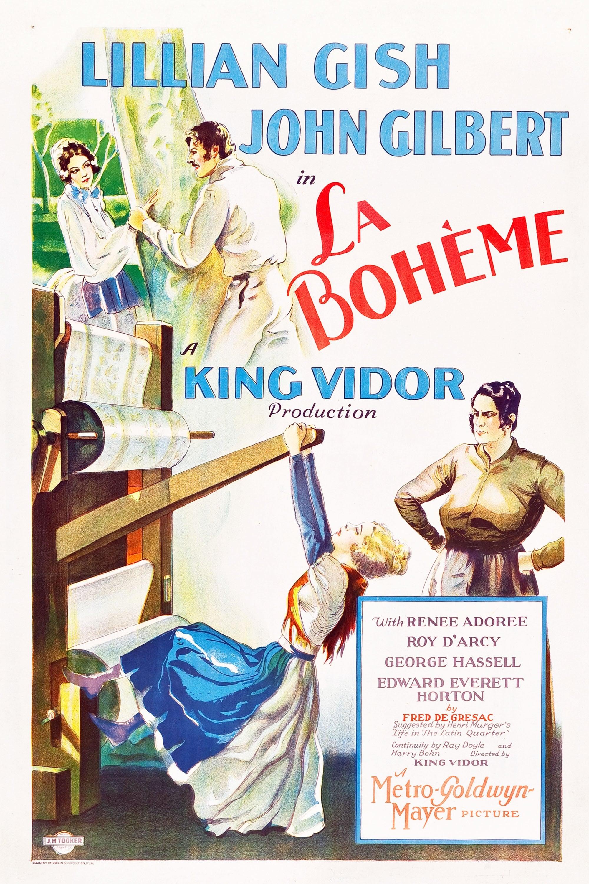 La Bohème poster