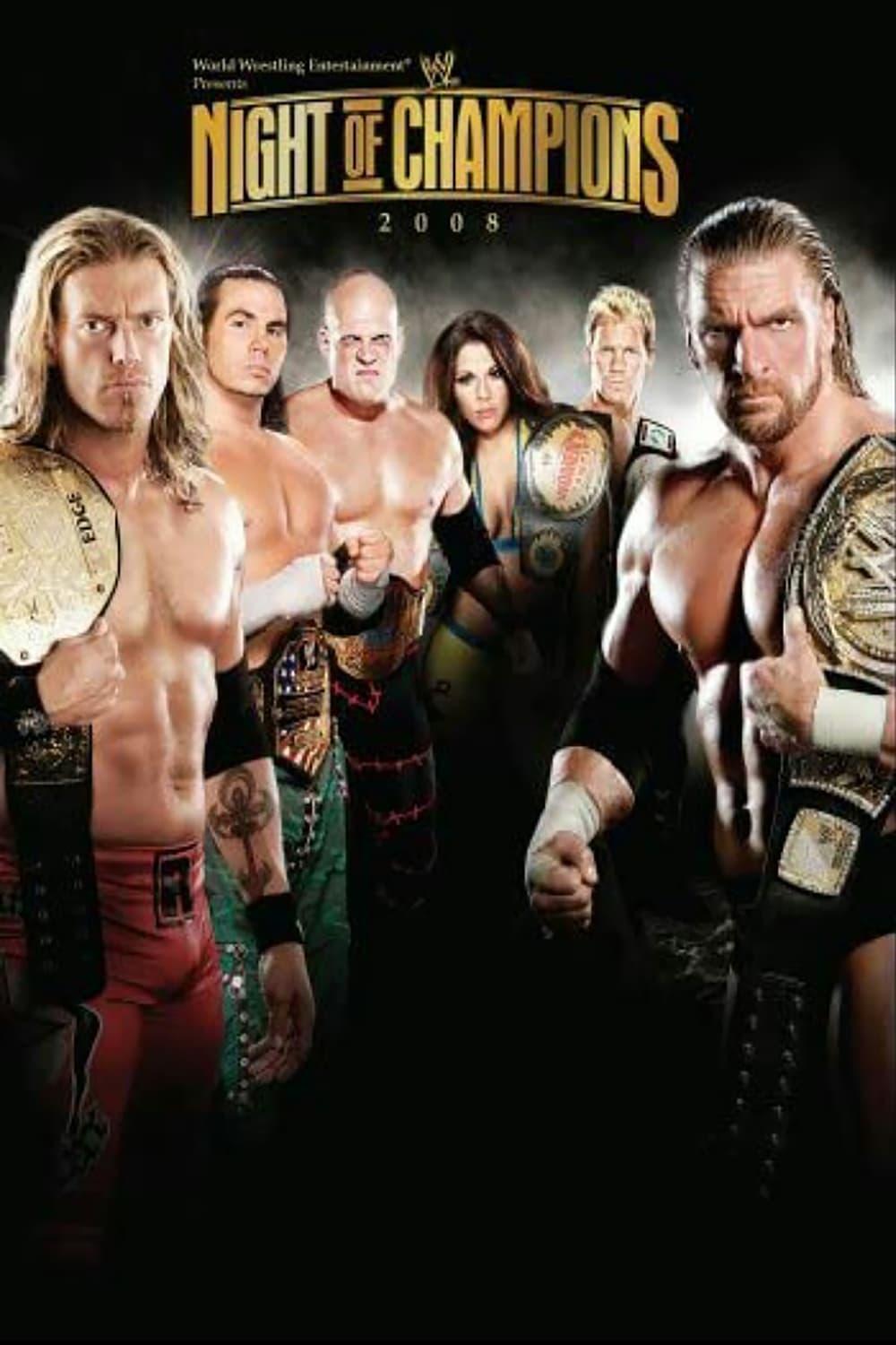 WWE Night of Champions 2008 poster