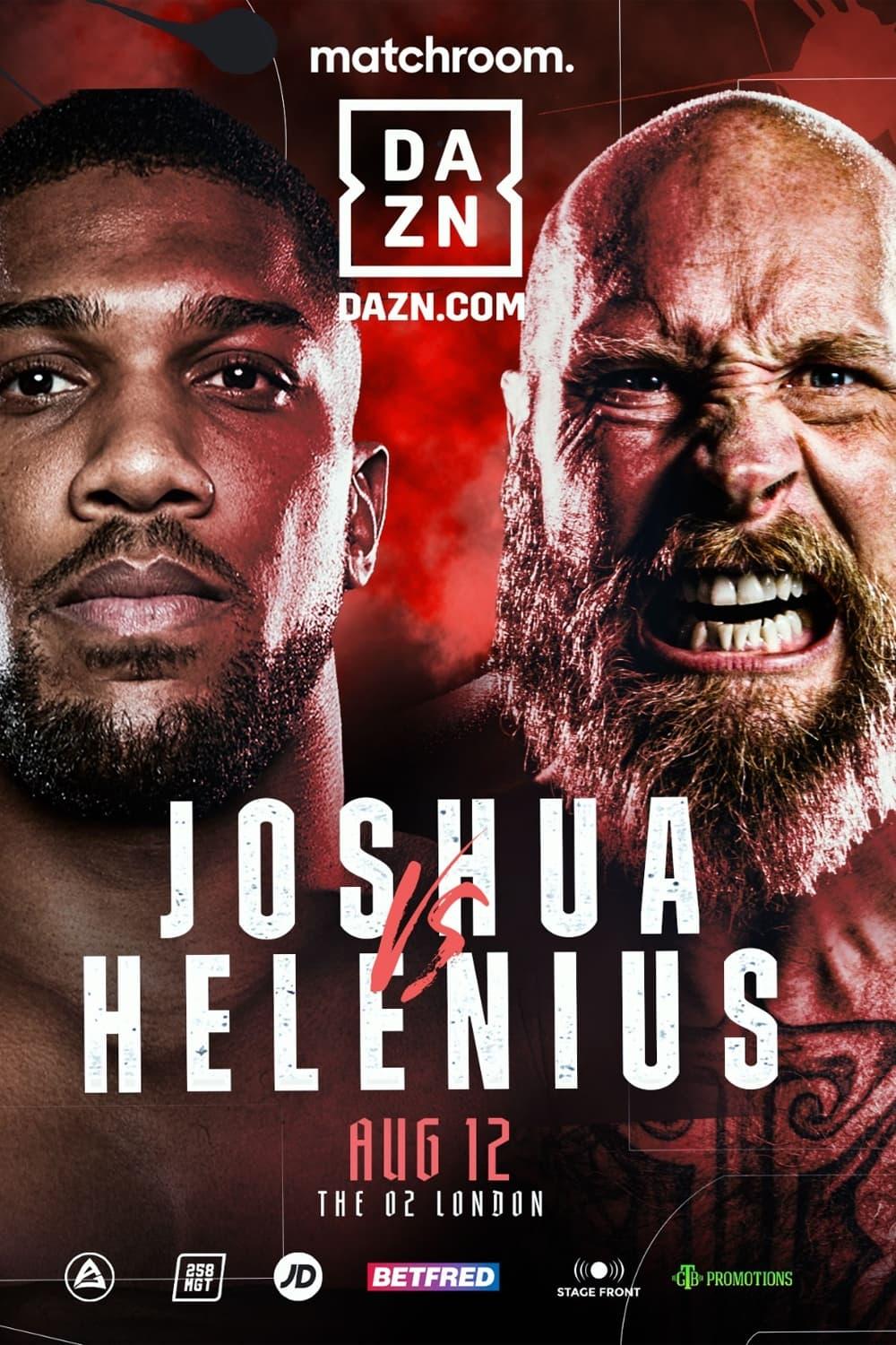 Anthony Joshua vs. Robert Helenius poster