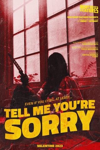 Tell Me You're Sorry poster