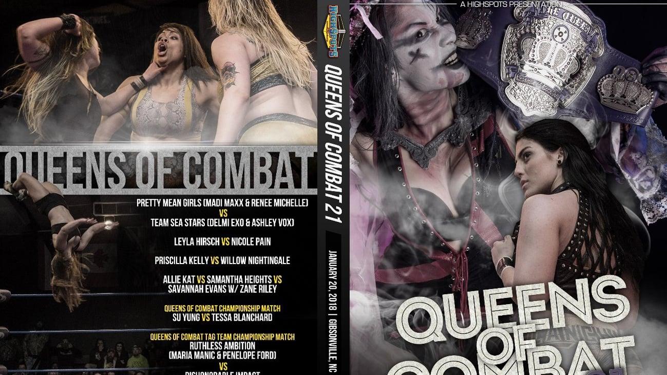 Queens Of Combat QOC 21 backdrop