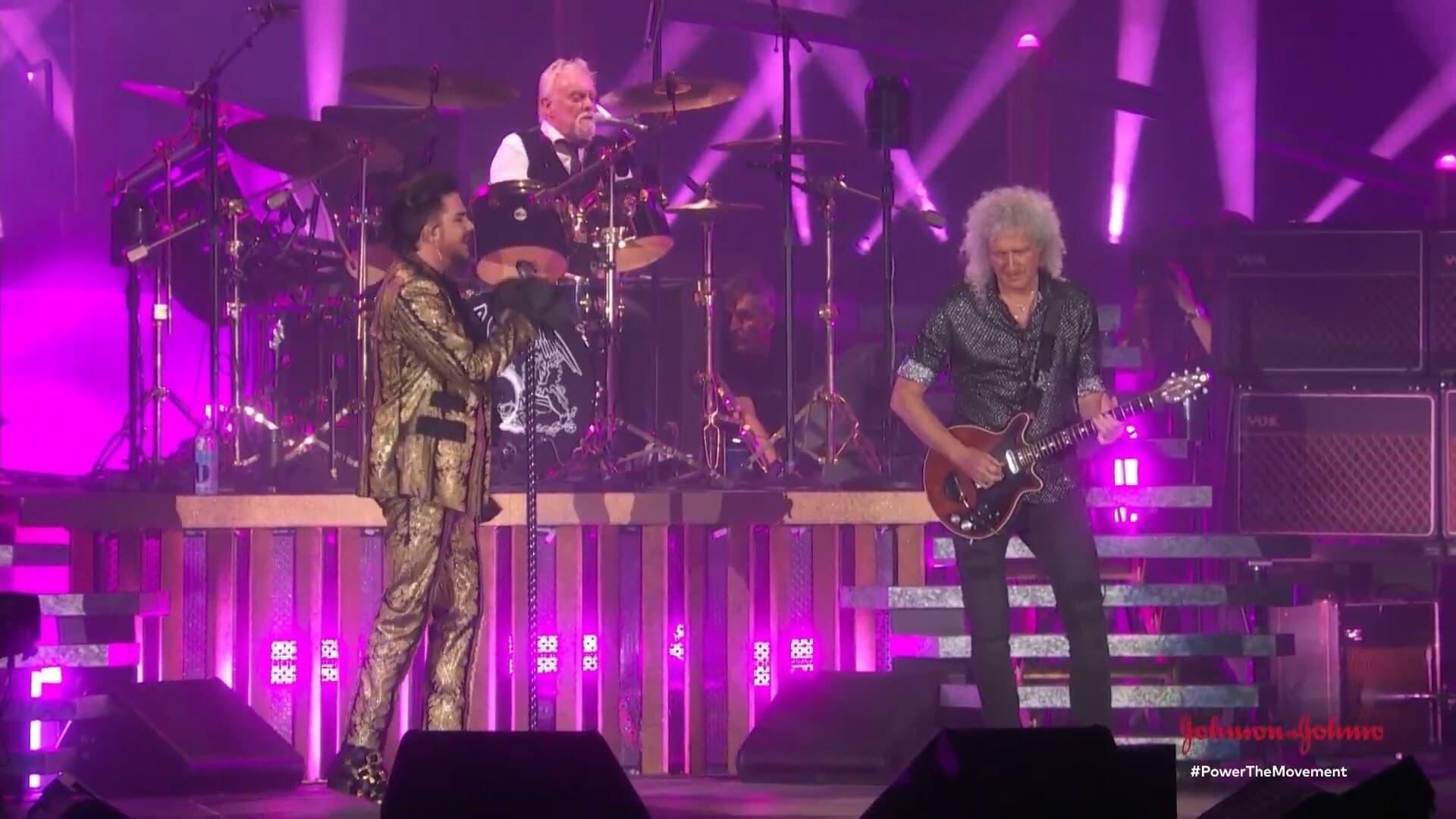 Queen + Adam Lambert - Great Lawn in Central Park backdrop