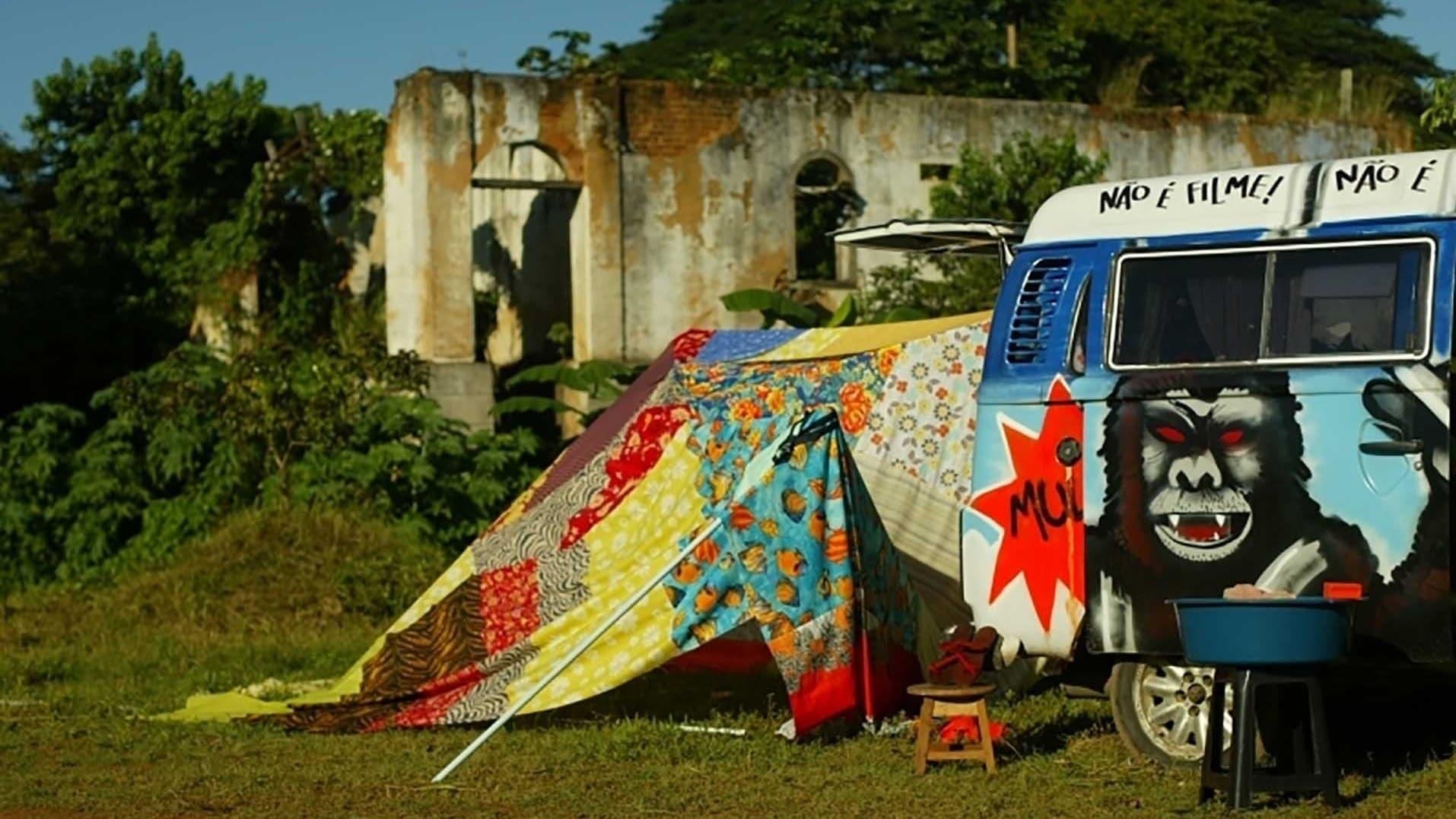 The Scape of the Monkey Woman backdrop