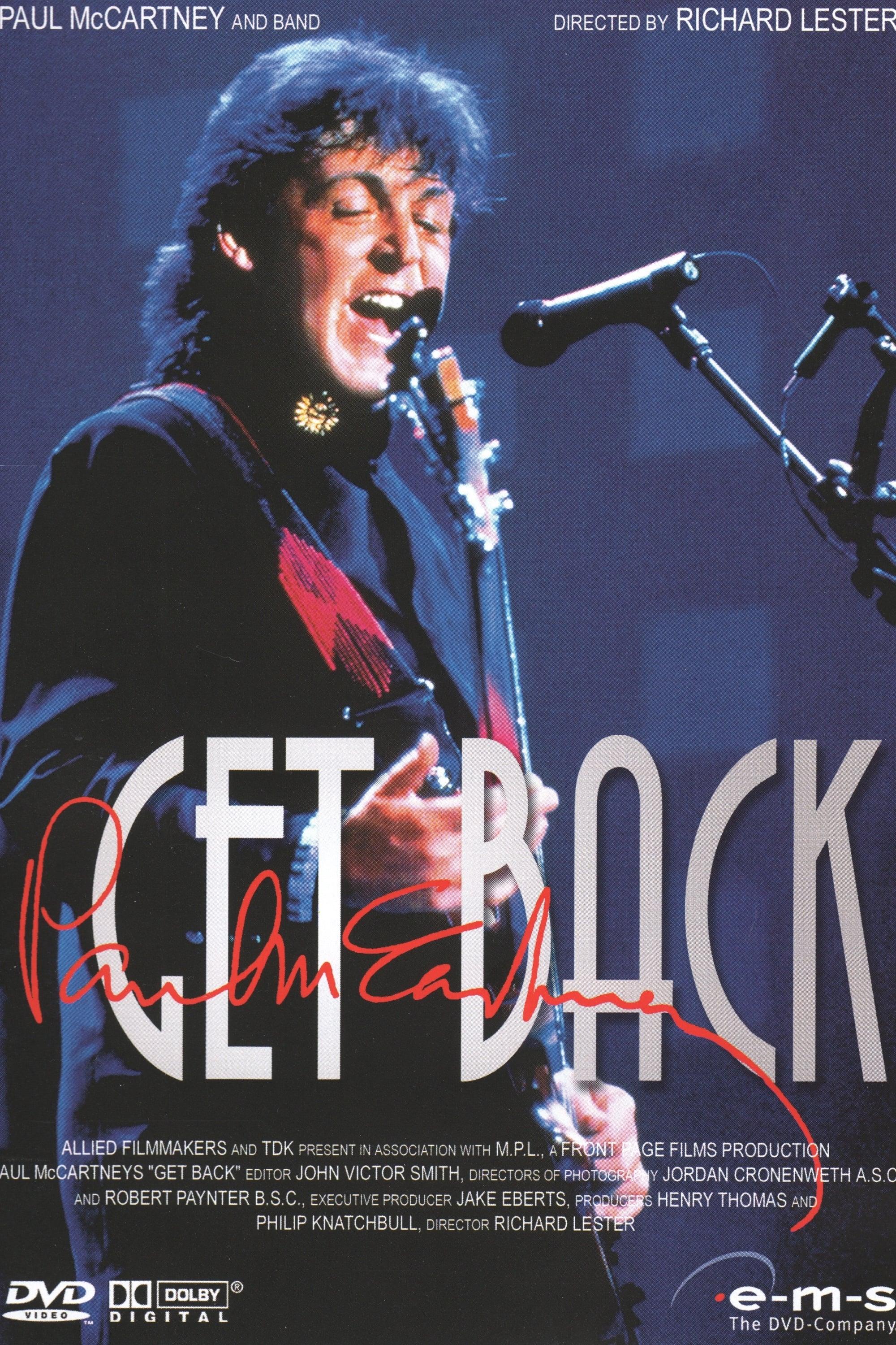 Paul McCartney's Get Back poster