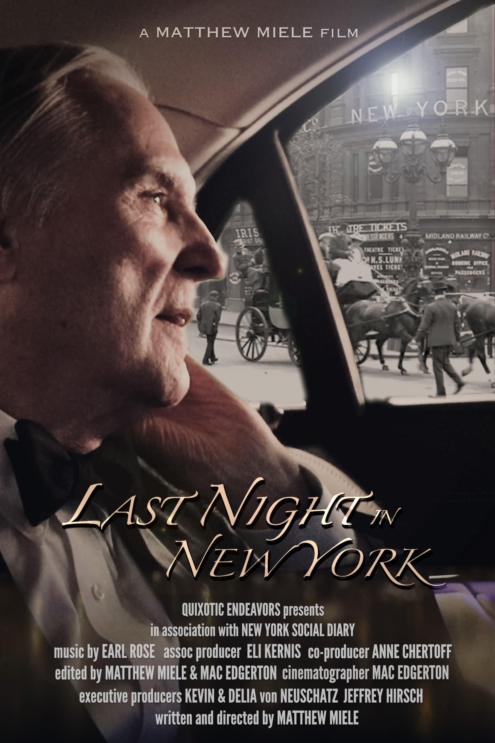 Last Night in New York poster