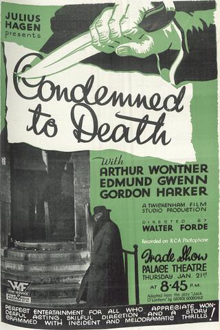 Condemned to Death poster
