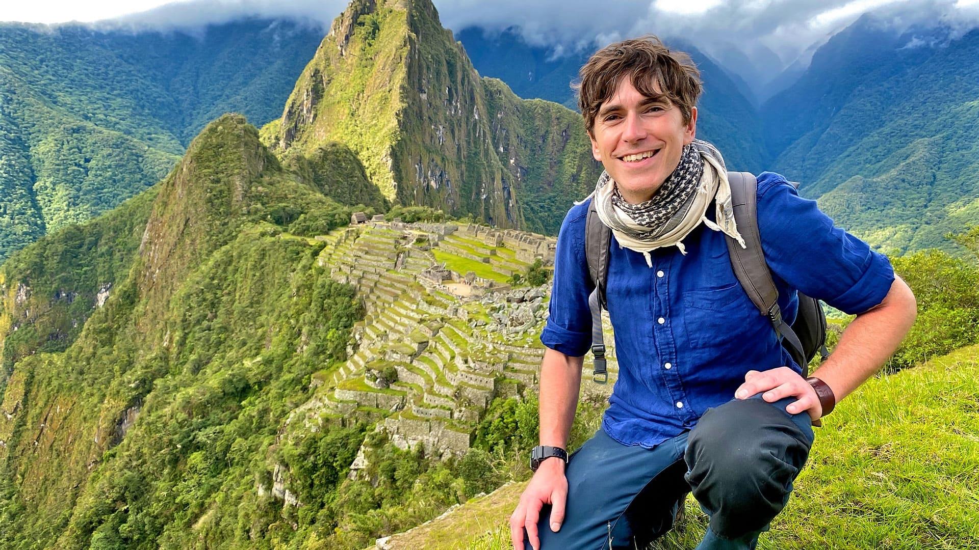 Simon Reeve's South America backdrop