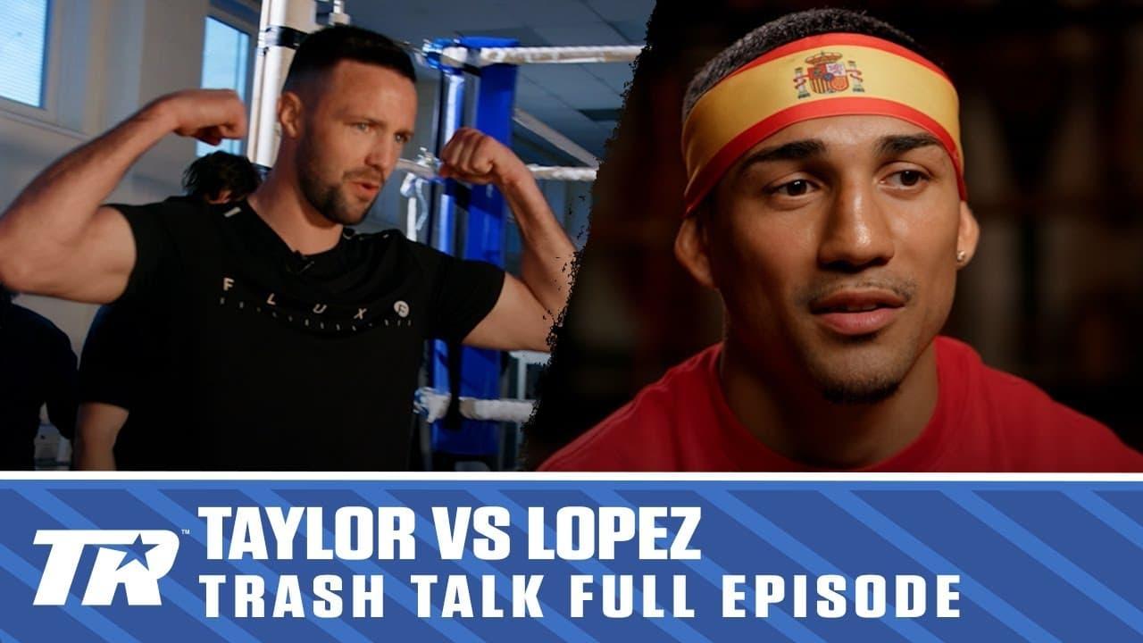 Trash Talk: Taylor vs. Lopez backdrop