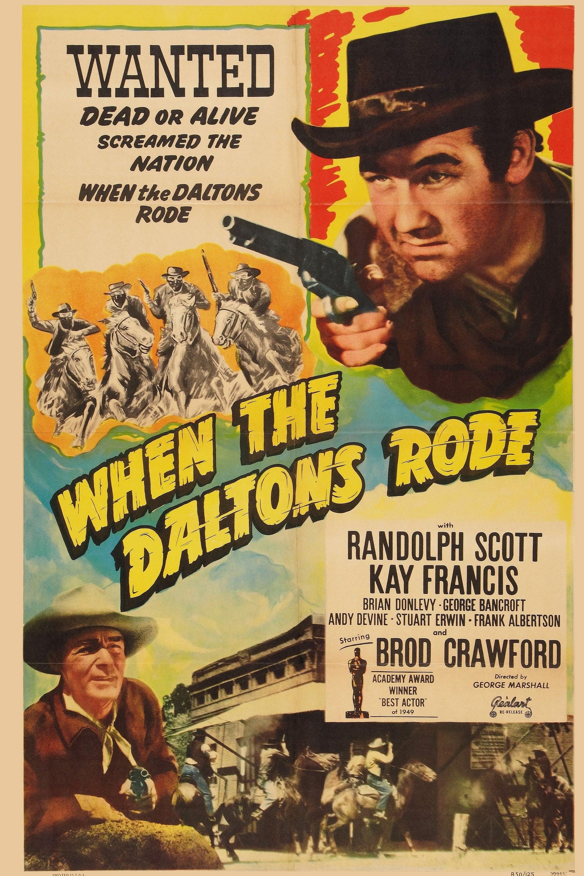 When the Daltons Rode poster