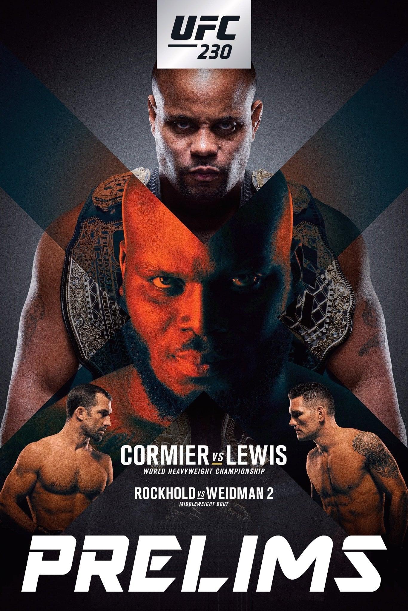 UFC 230: Cormier vs. Lewis poster
