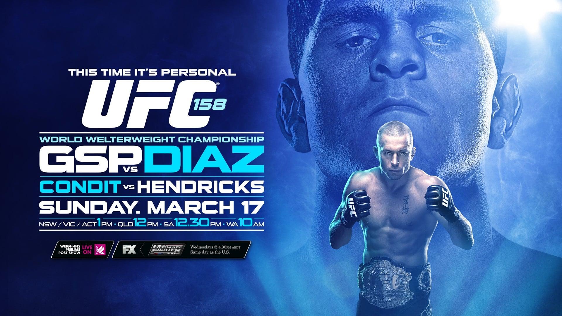 UFC 158: St-Pierre vs. Diaz backdrop