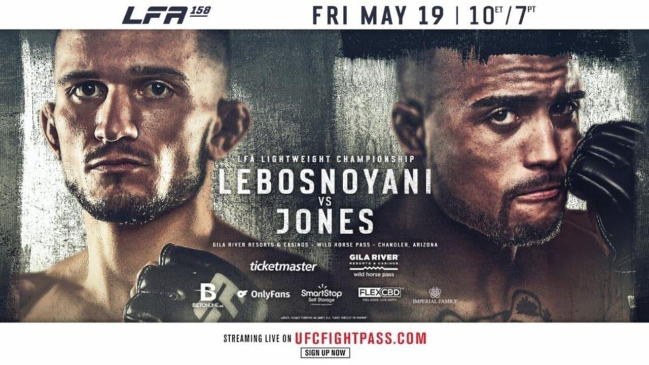 LFA 158: Jones vs. Lebosnoyani backdrop