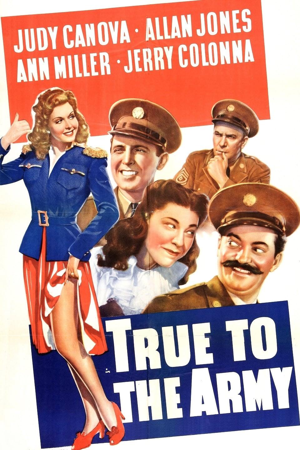 True to the Army poster