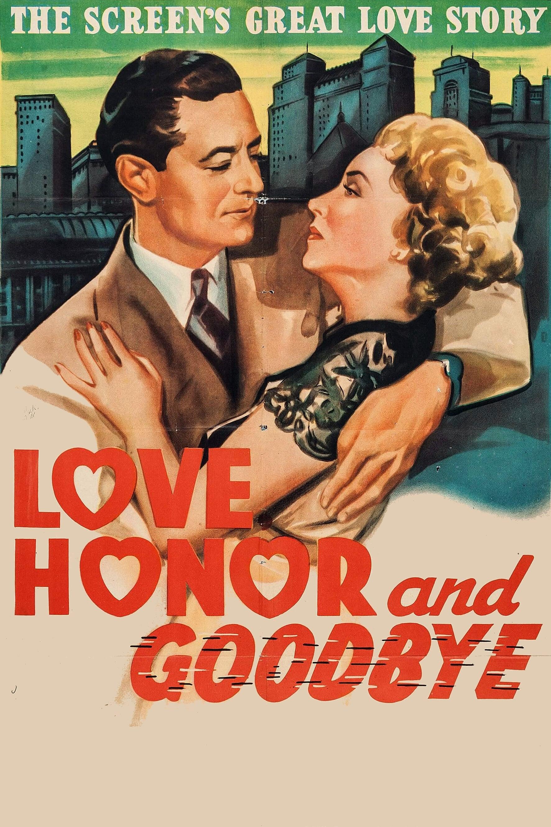 Love, Honor and Goodbye poster