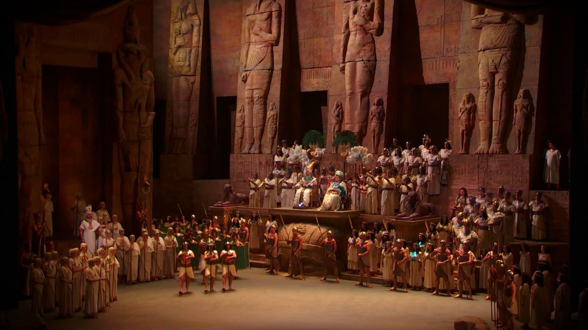 The Metropolitan Opera: Aida backdrop