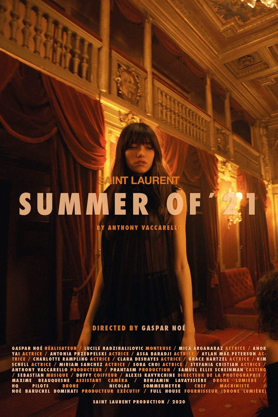 Saint Laurent - Summer of ‘21 poster