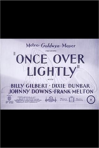 Once Over Lightly poster