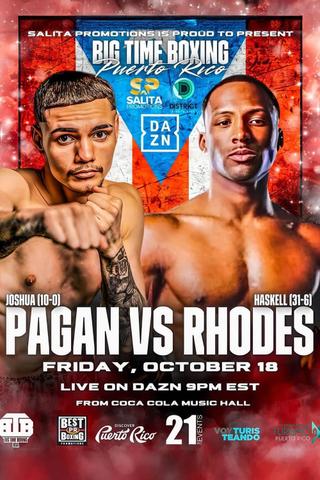 Joshua Pagan vs. Haskell Rhodes poster