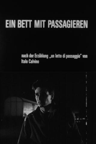 Ein Bett mit Passagieren poster