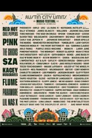 Paramore - Austin City Limits Music Festival 2022 poster