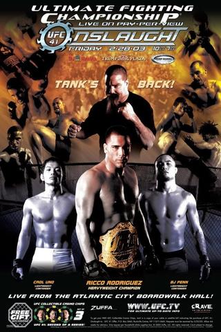 UFC 41: Onslaught poster