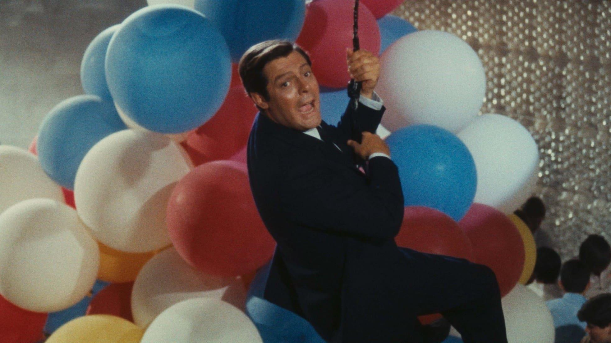 The Man with the Balloons backdrop