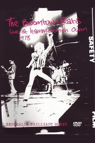 The Boomtown Rats: Live at Hammersmith Odeon 1978 poster