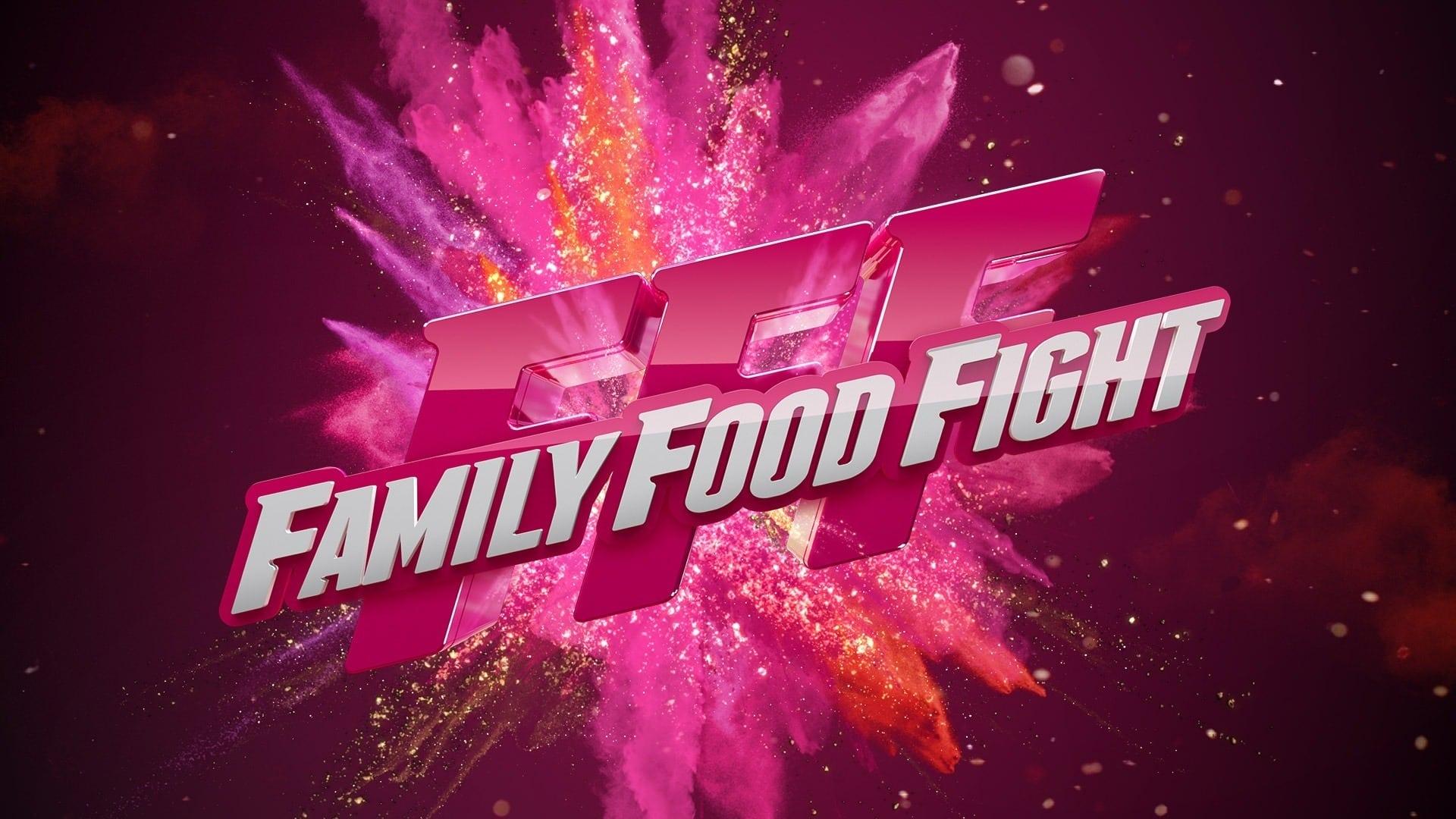 Family Food Fight backdrop