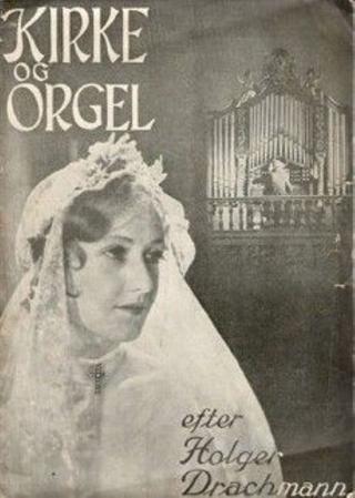 Church and organ poster
