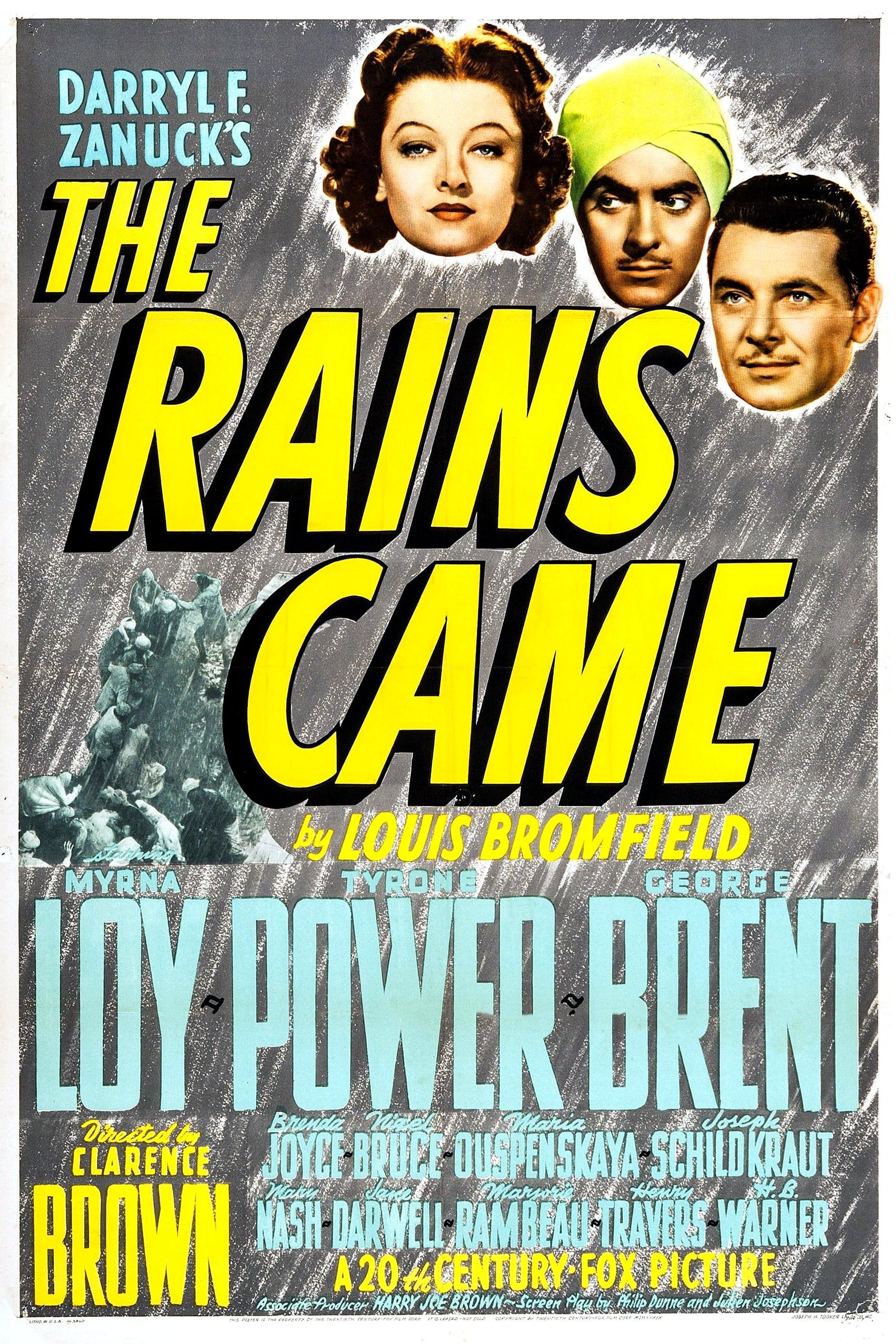 The Rains Came poster