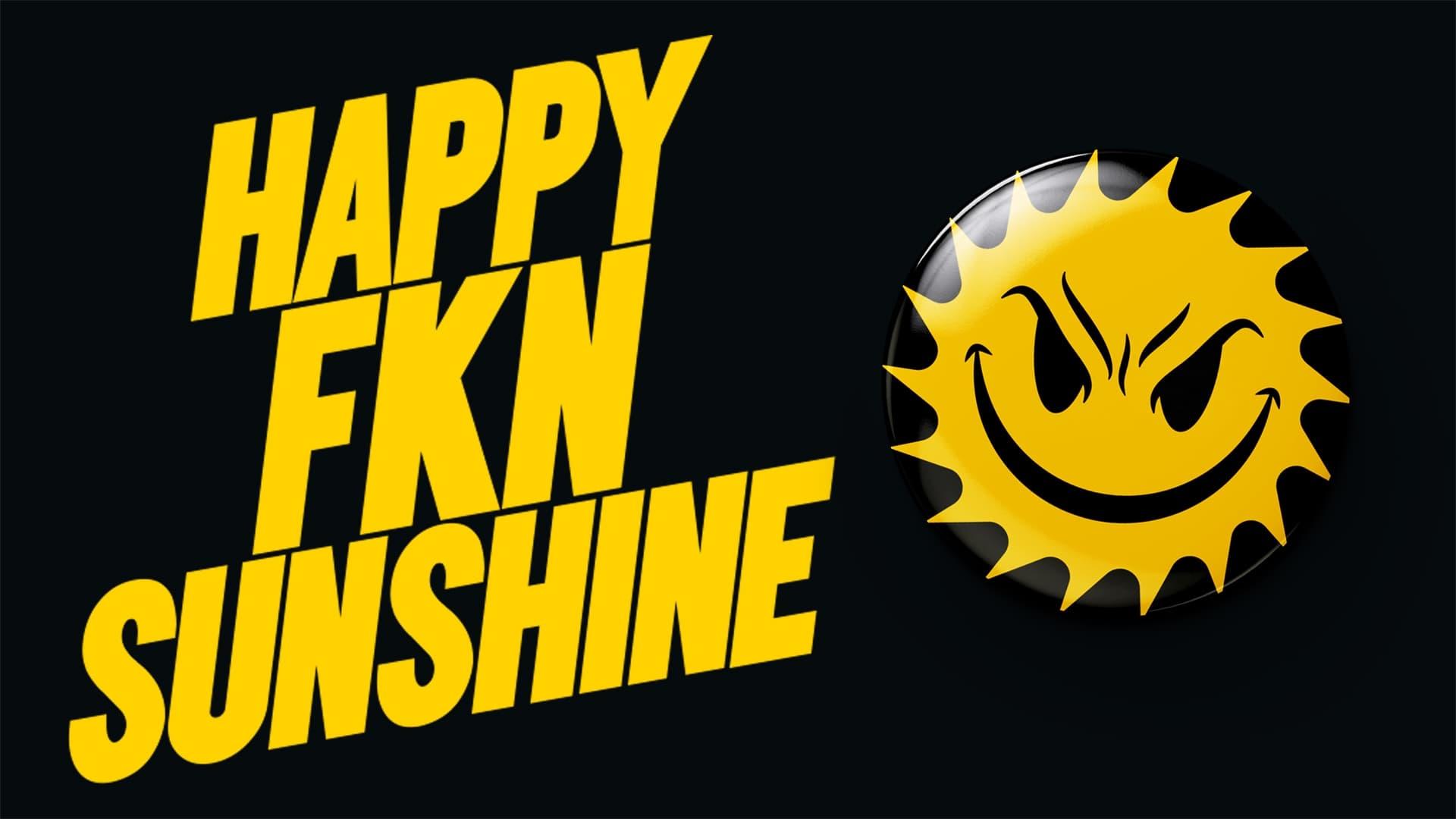 Happy FKN Sunshine backdrop