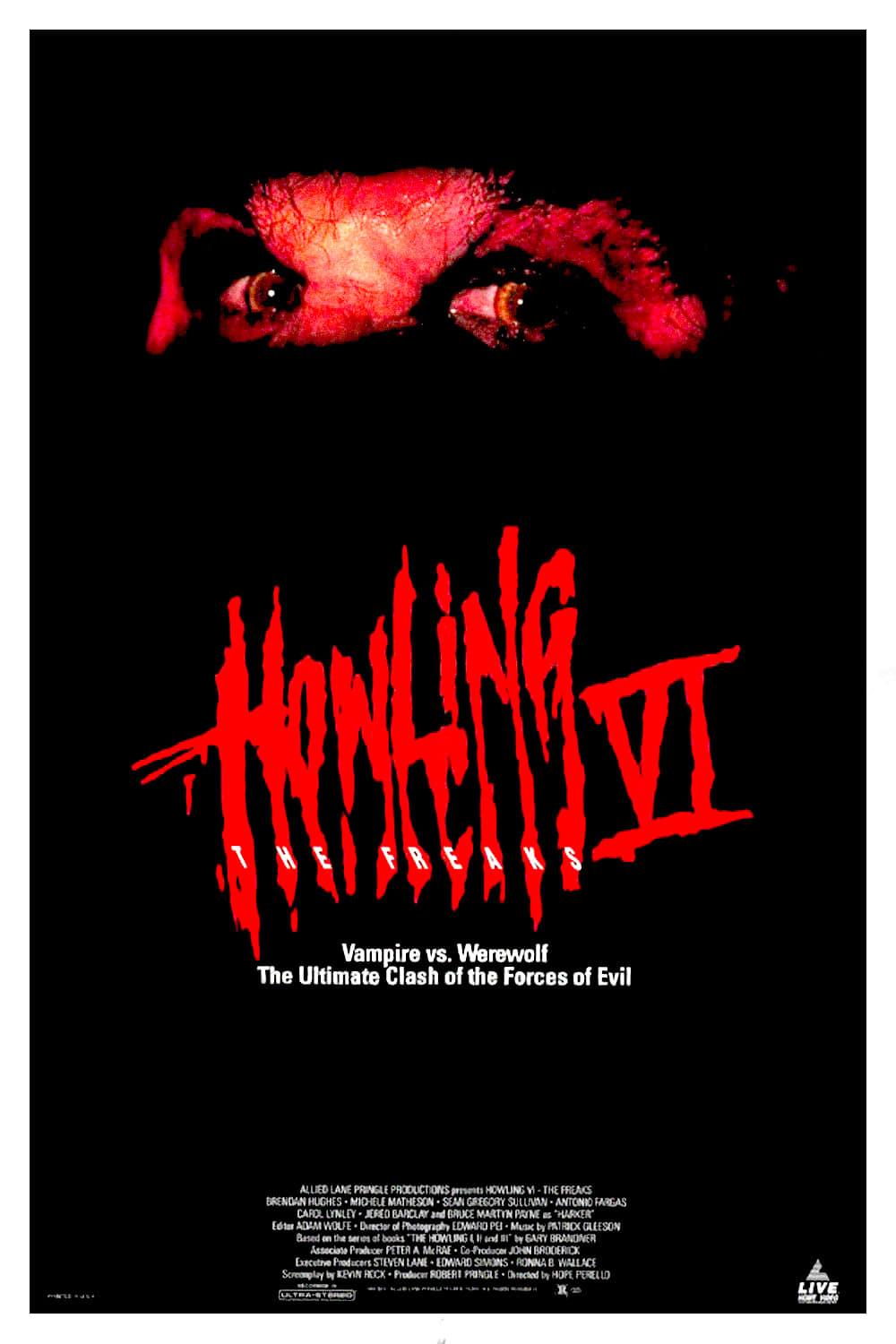 Howling VI: The Freaks poster