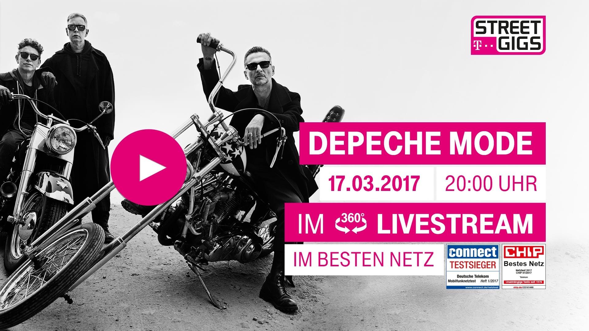 Depeche Mode - Telekom Street Gigs backdrop