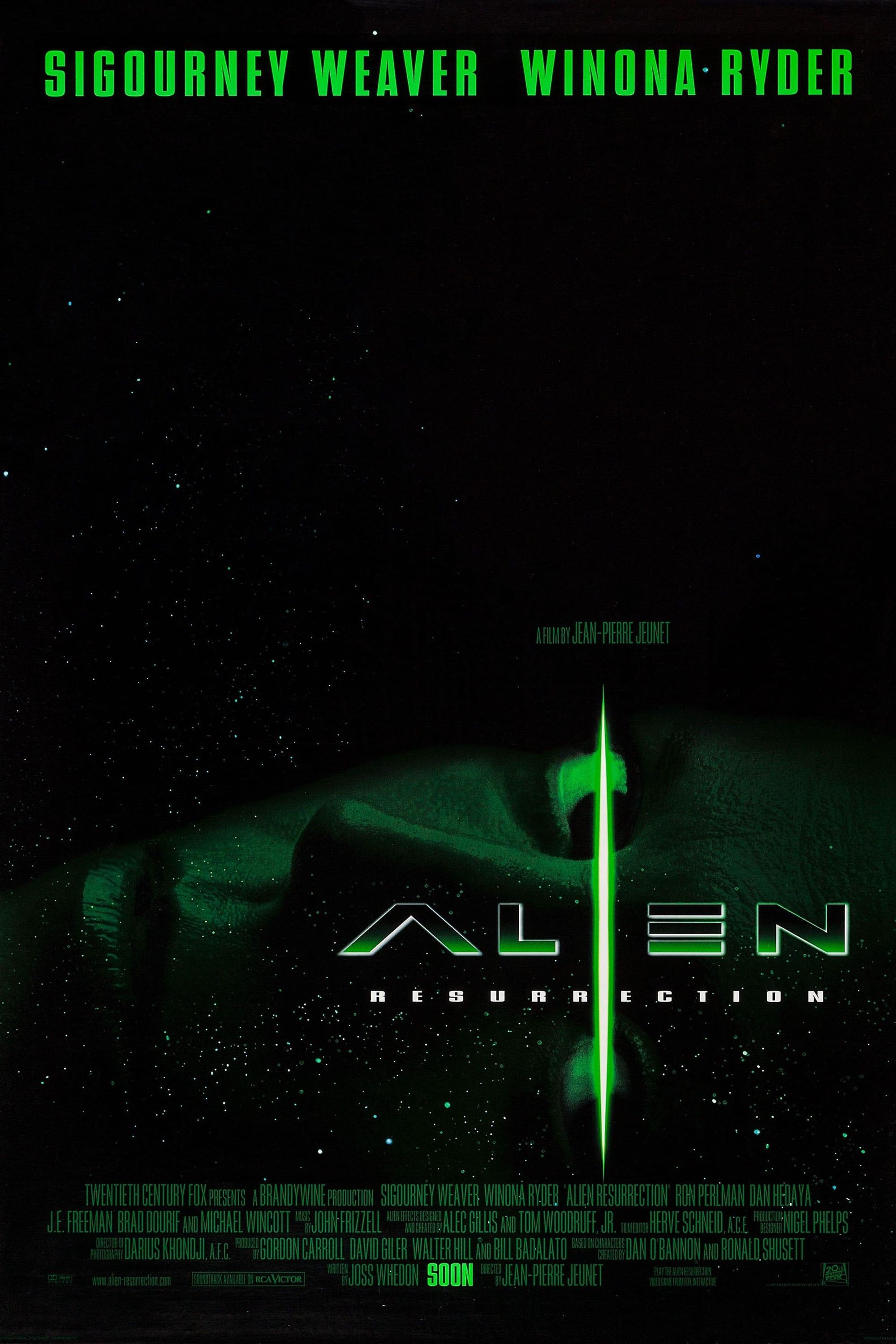 Alien Resurrection poster