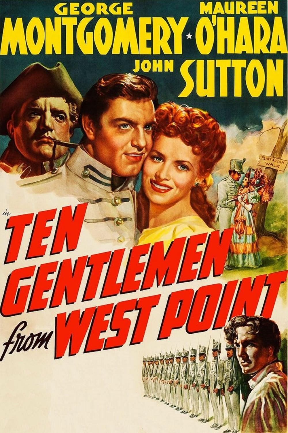 Ten Gentlemen from West Point poster
