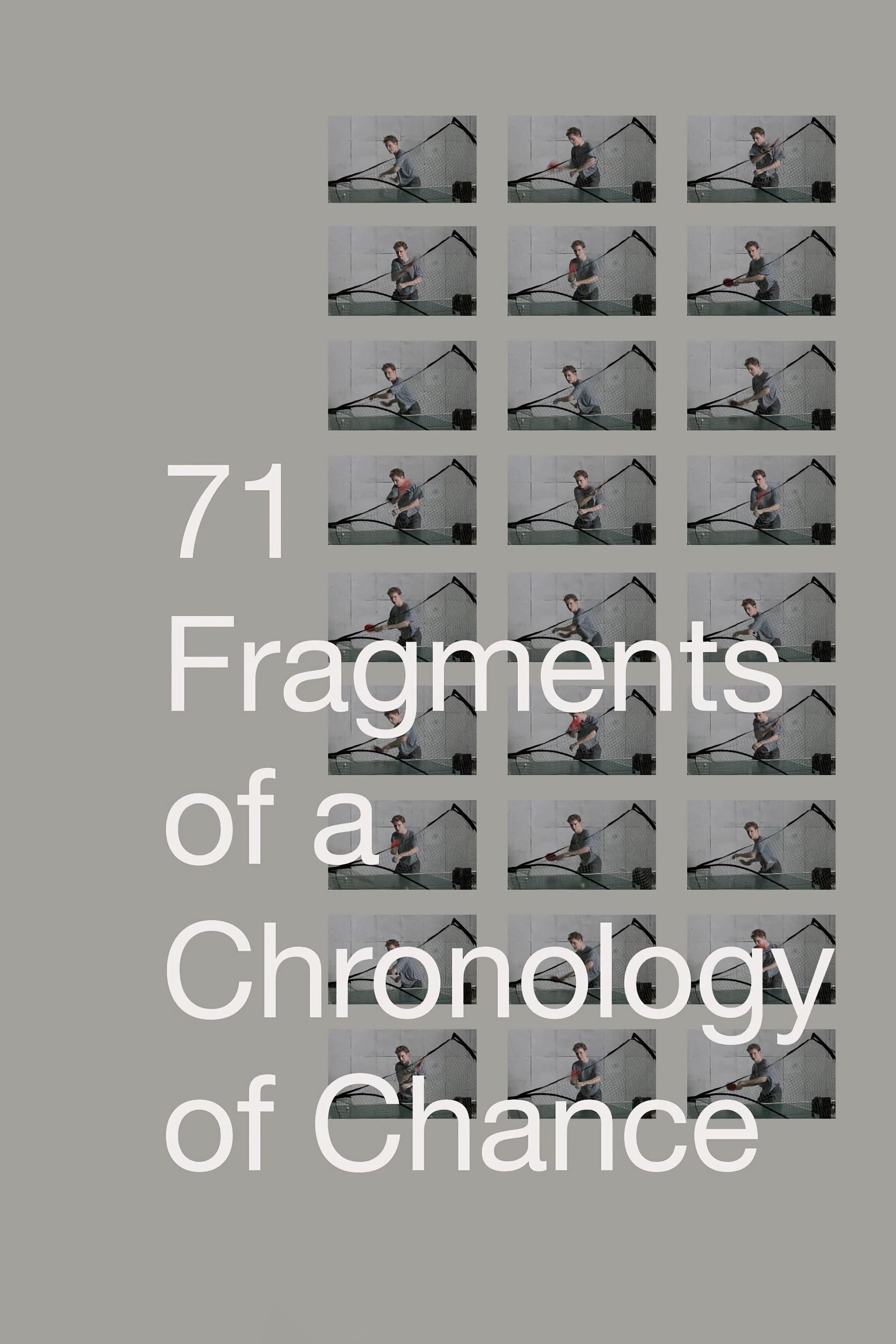 71 Fragments of a Chronology of Chance poster