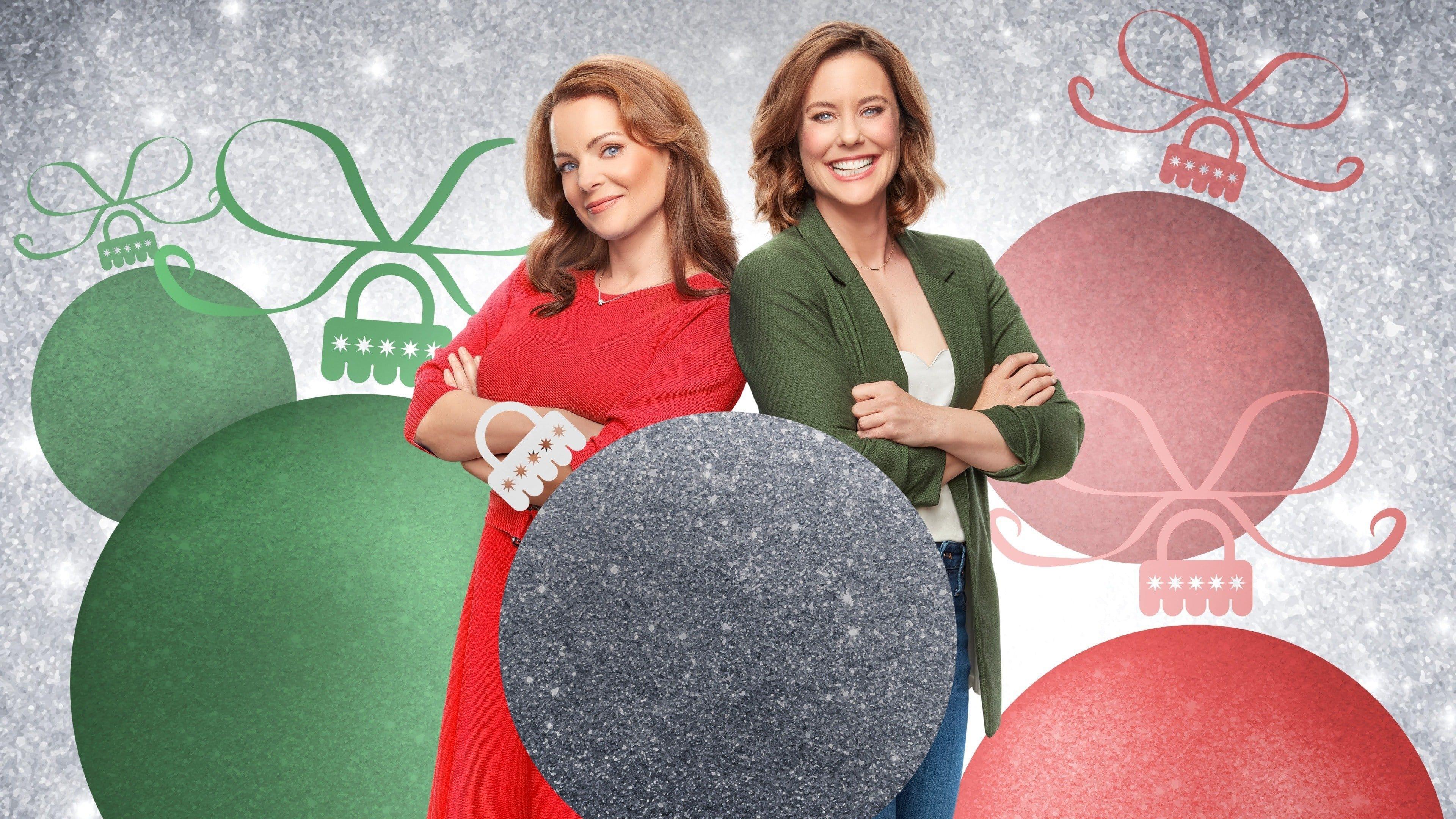 Sister Swap: Christmas in the City backdrop