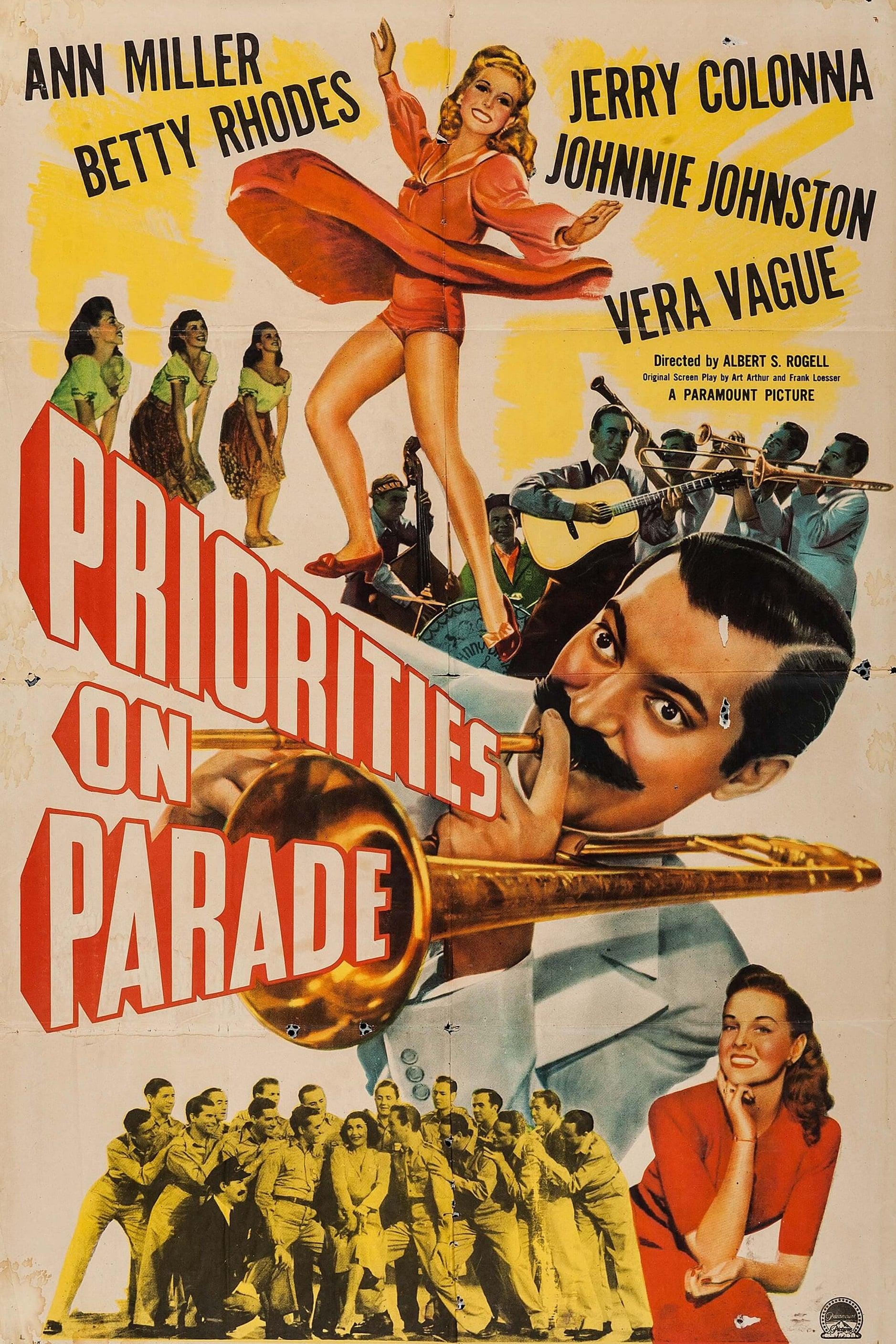 Priorities on Parade poster