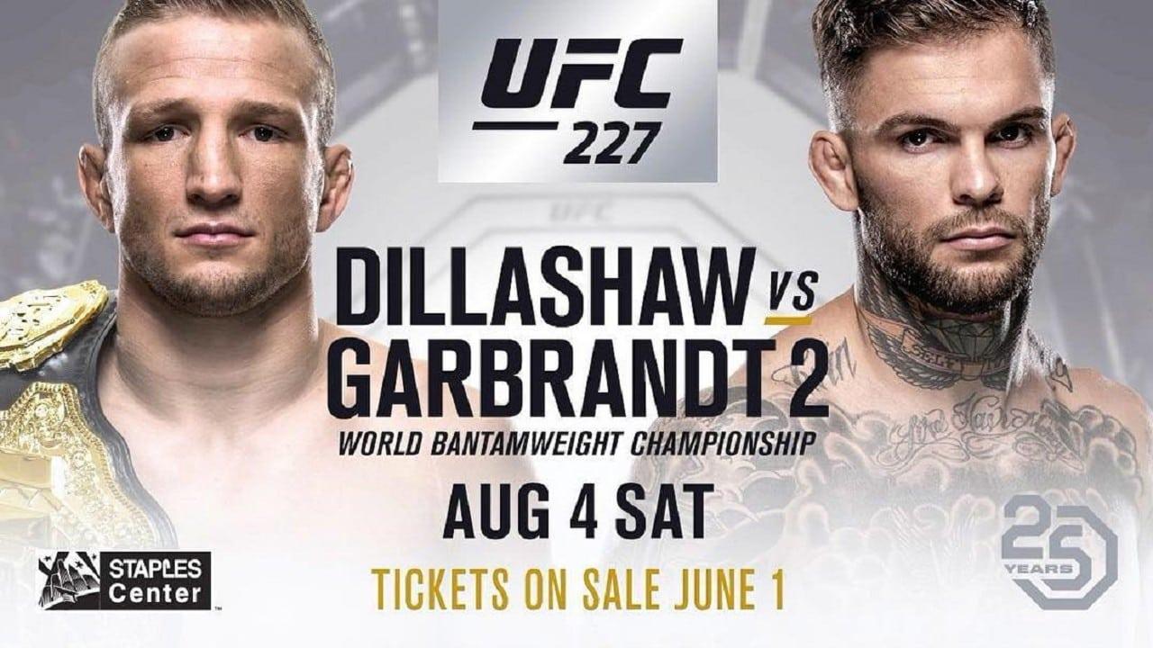 UFC 227: Dillashaw vs. Garbrandt 2 backdrop