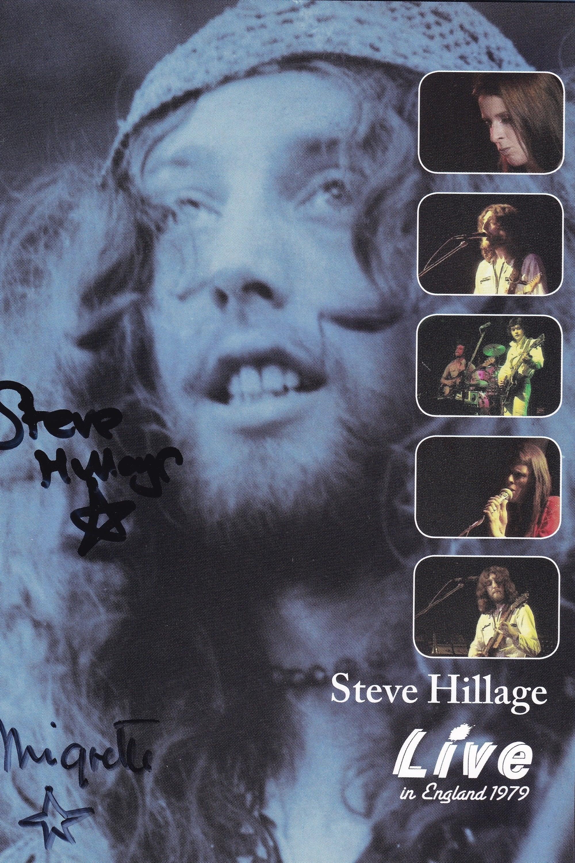 Steve Hillage Live in England 1979 poster