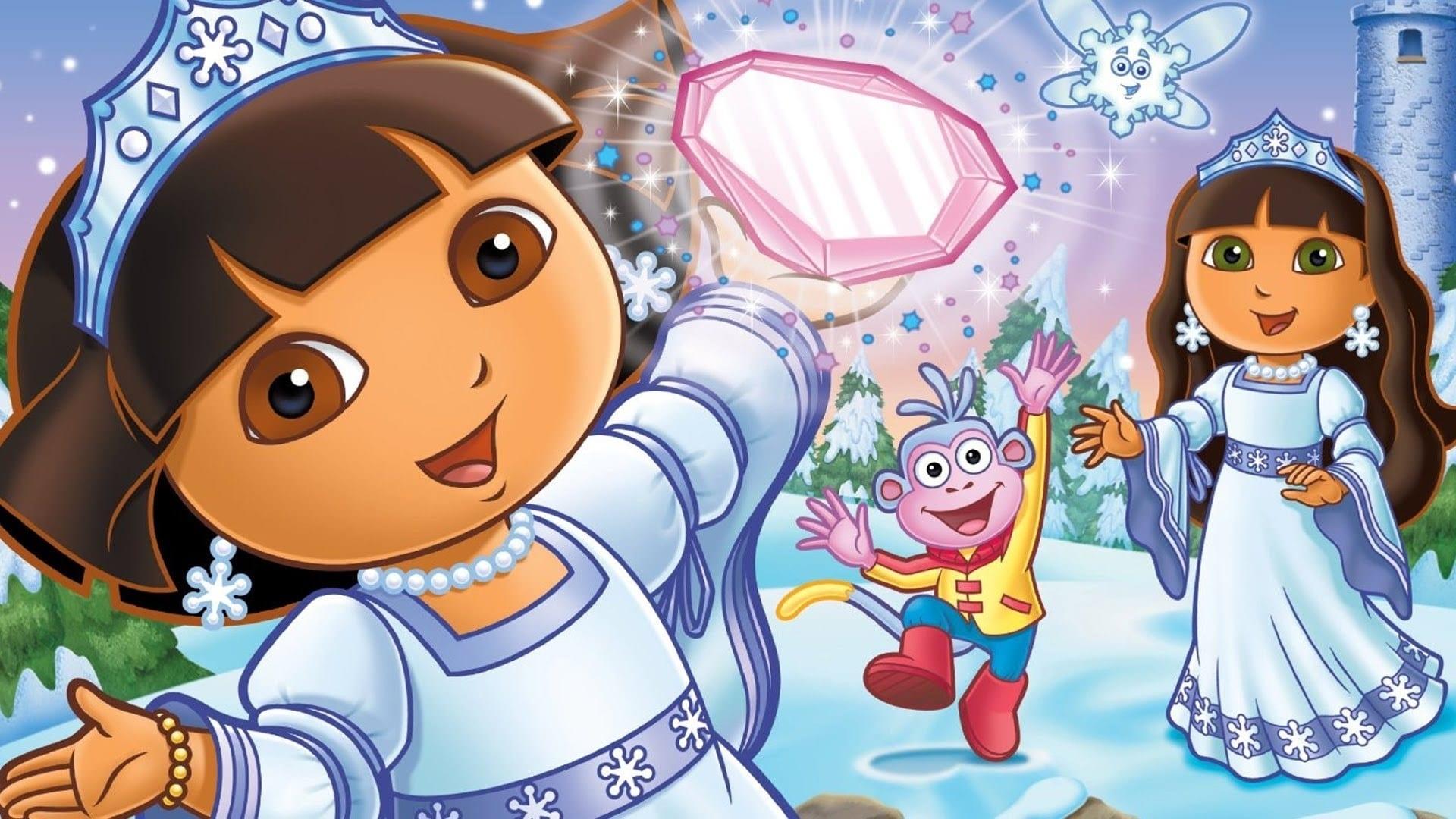 Dora the Explorer Dora Saves the Snow Princess backdrop