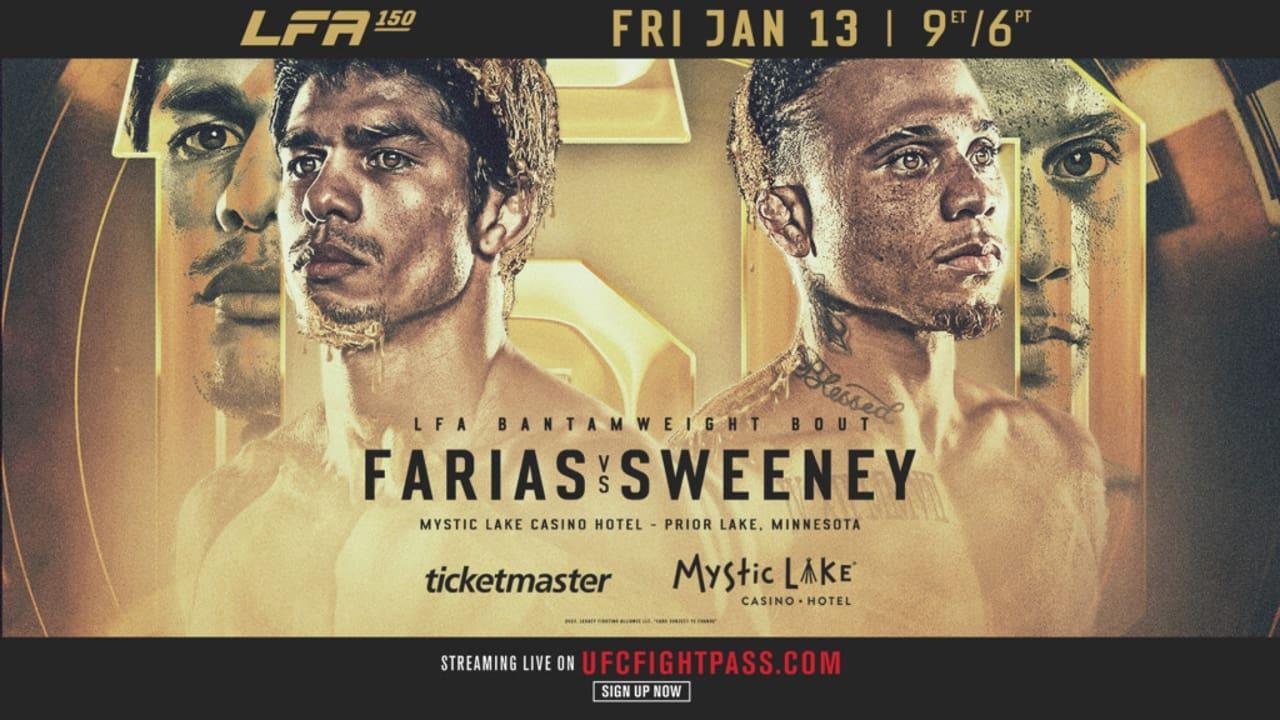 LFA 150: Farias vs. Sweeney backdrop