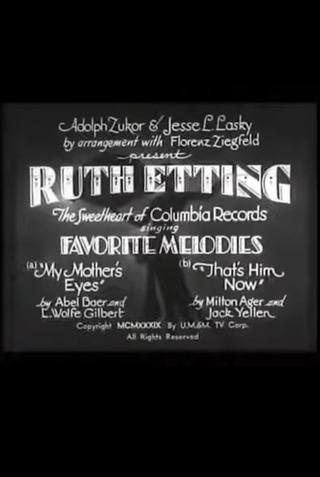 Ruth Etting in Favorite Melodies poster