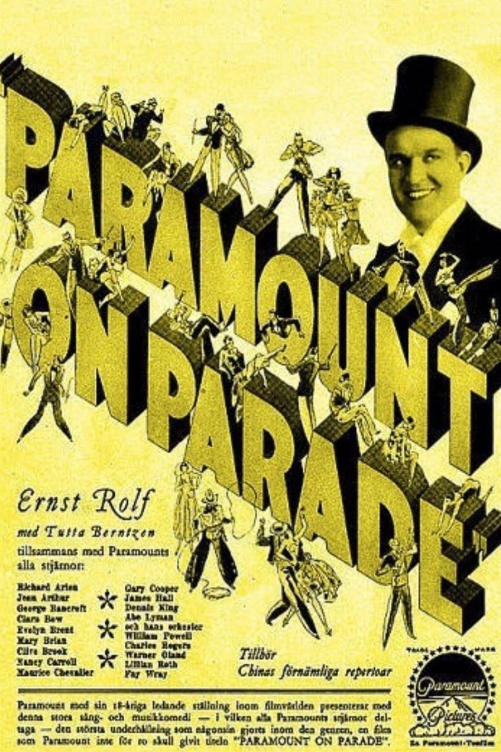 Paramount on Parade poster