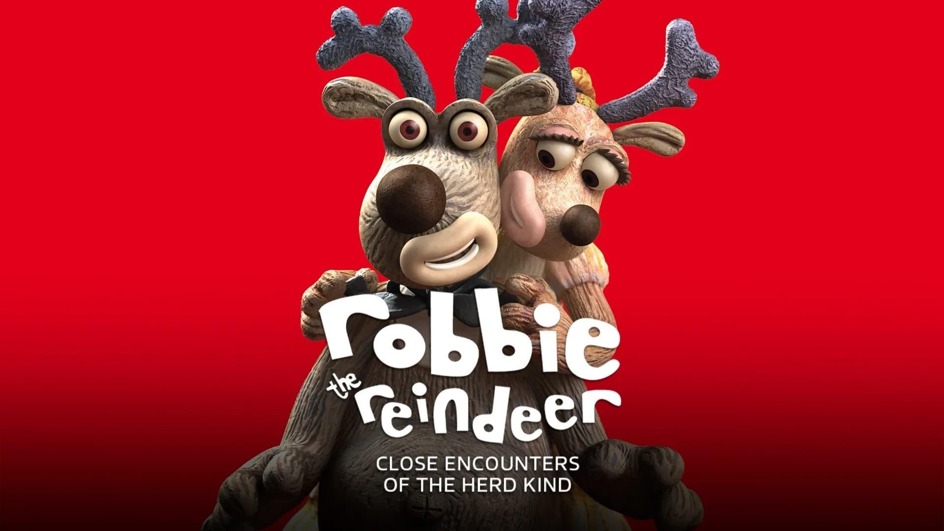 Robbie the Reindeer in Close Encounters of the Herd Kind backdrop