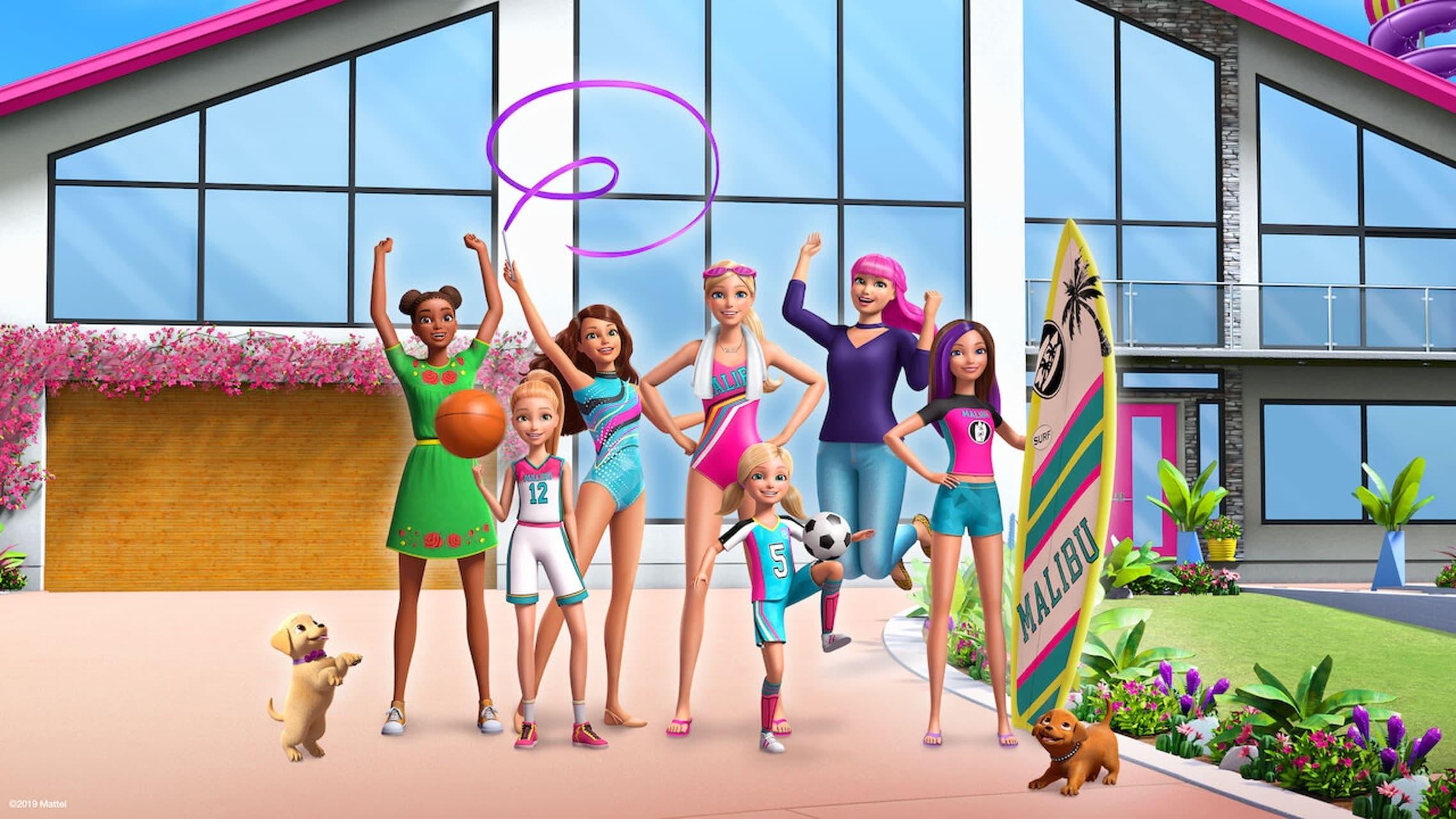 Barbie Dreamhouse Adventures: Go Team Roberts backdrop