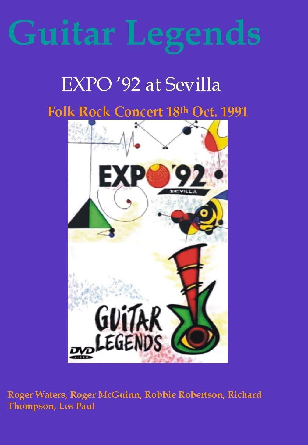 Guitar Legends EXPO '92 at Sevilla - The Hard Rock Night poster