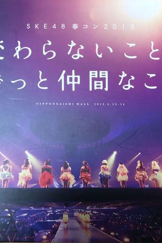 SKE48 Spring Concert 2013 poster