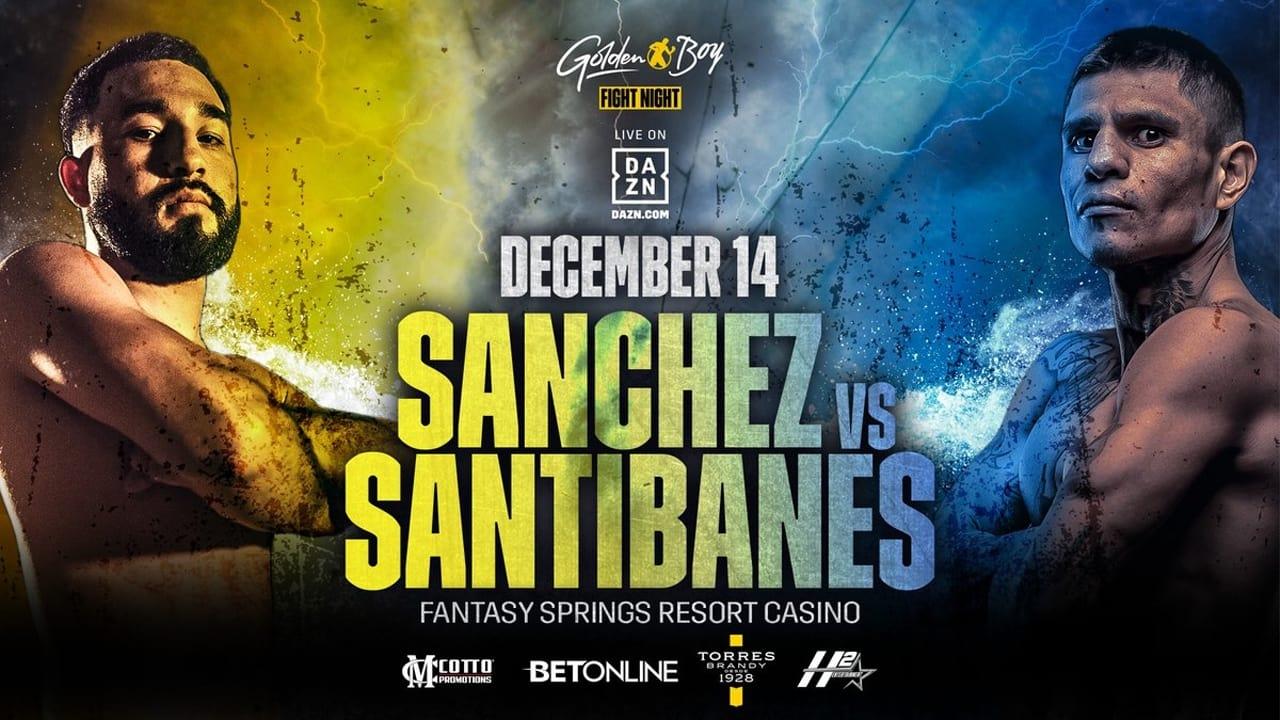 Jose Sanchez vs. Walter Santibanes backdrop