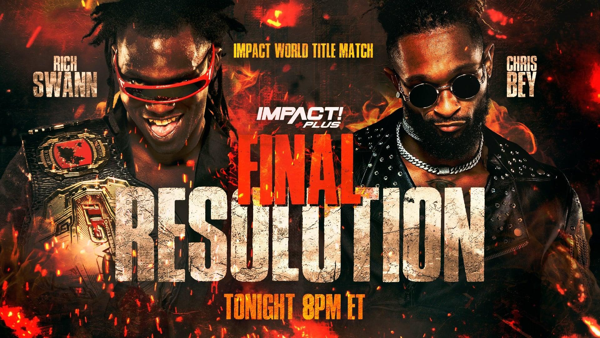 IMPACT Wrestling: Final Resolution 2020 backdrop